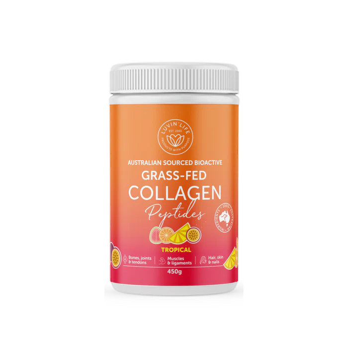 Luvin Life Australian Sourced Bioactive Collagen Peptides - Tropical 450g