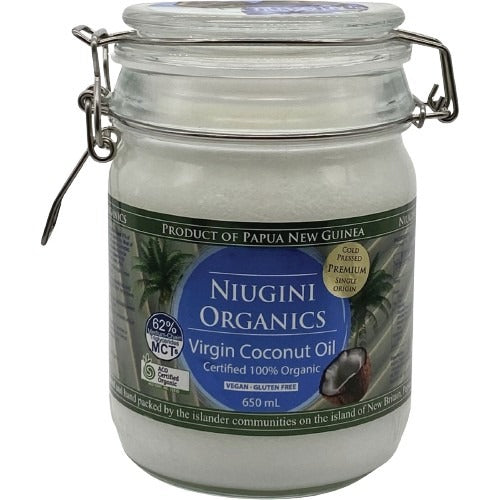 NIUGINI ORGANICS Virgin Coconut Oil 100% Pure 650ml
