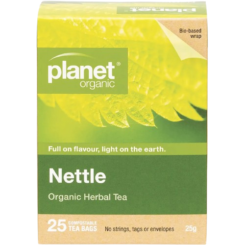 PLANET ORGANIC Nettle Herbal Tea Bags 25pk