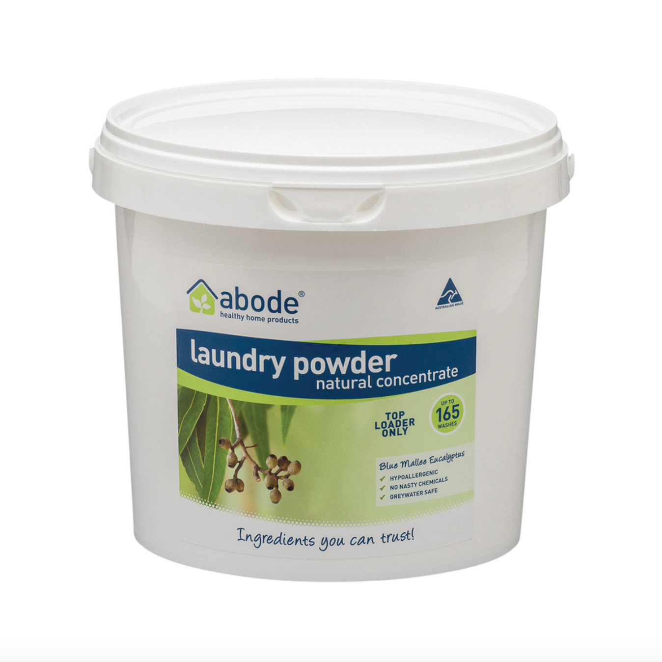 Abode Laundry Powder Blue Mallee Eucalyptus 4kg