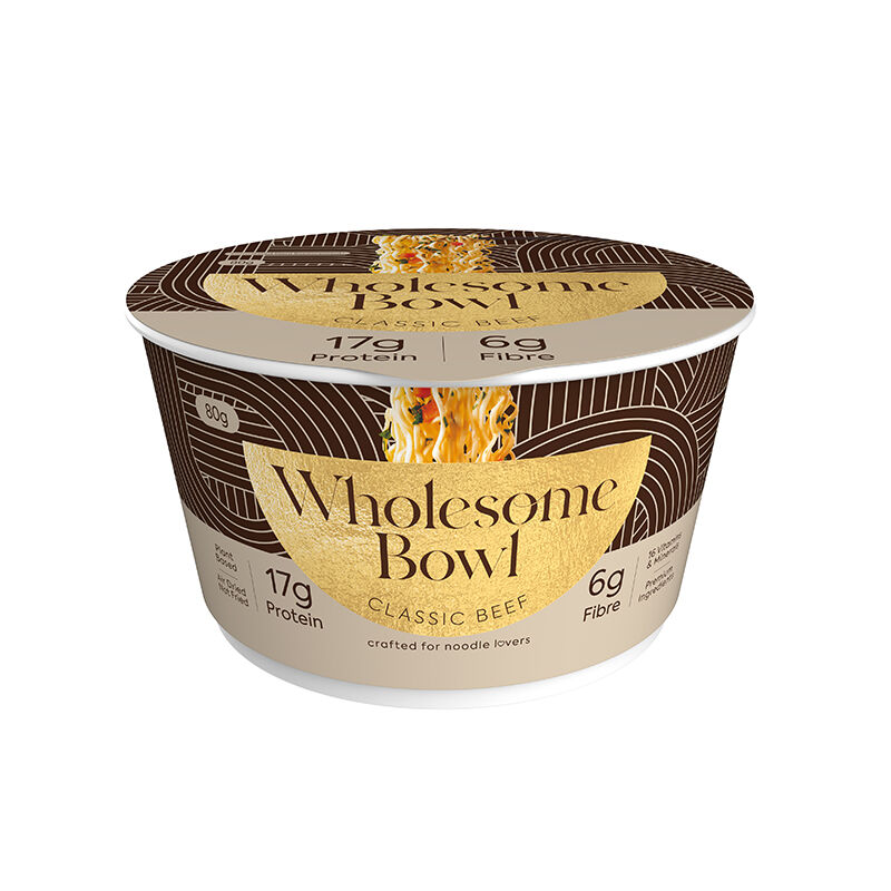 WHOLESOME BOWL Noodle Bowl - Classic Beef 83g
