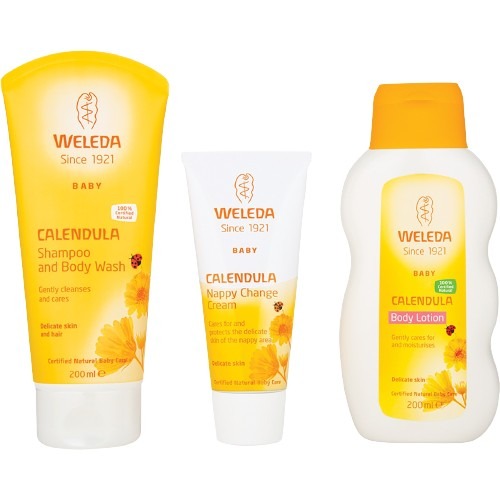 WELEDA Calendula Baby Care Gift Pack 3pk