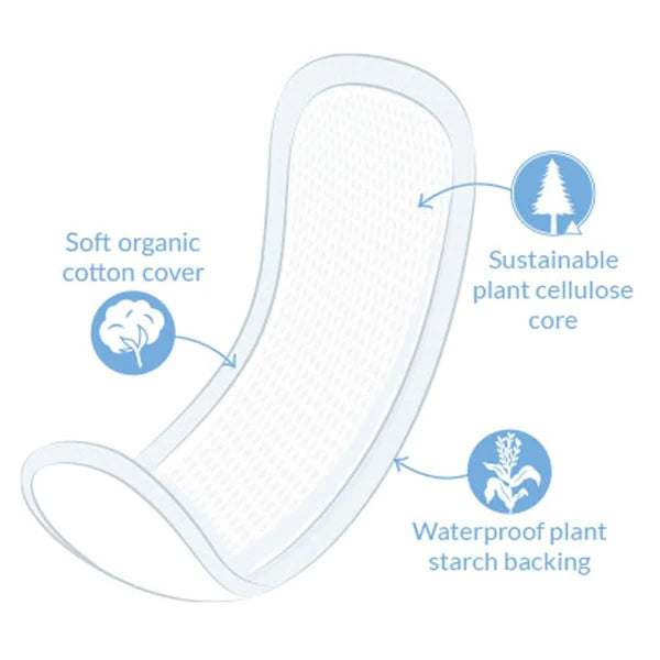 NATRACARE Maxi Pads Regular 14pk