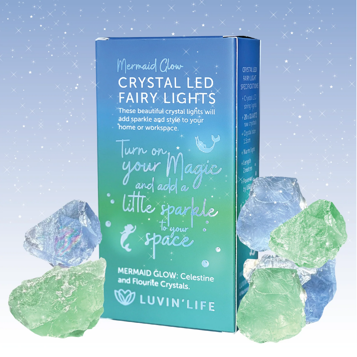 Luvin Life Crystal Decoration Light - Mermaid