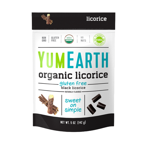 YUMEARTH Organic Licorice Black 142g