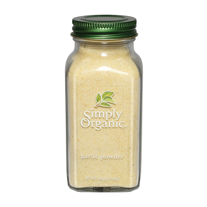 SIMPLY ORGANIC Garlic Powder LARGE GLASS 103g