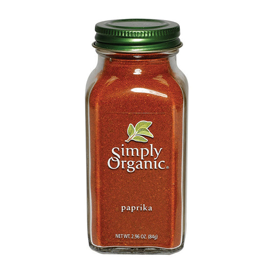 SIMPLY ORGANIC Ground Paprika LARGE GLASS 84g