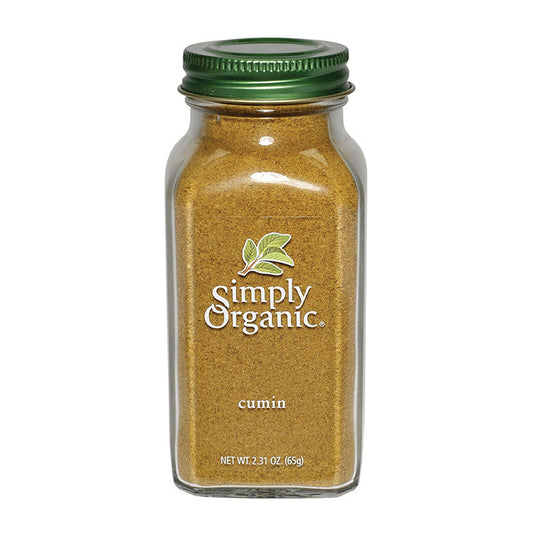 SIMPLY ORGANIC Cumin LARGE GLASS 65g