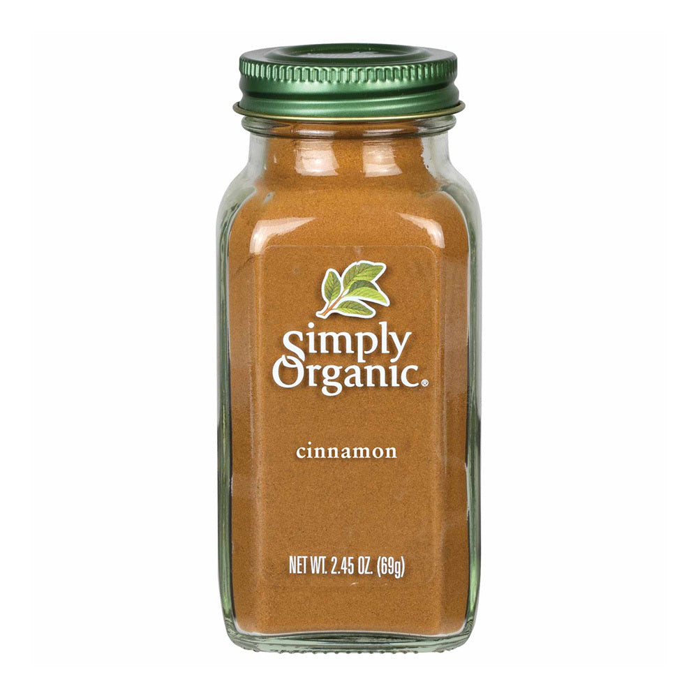 SIMPLY ORGANIC Cinnamon LARGE GLASS 69g