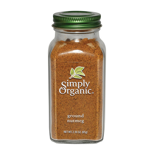 SIMPLY ORGANIC Nutmeg Ground LARGE GLASS 65g