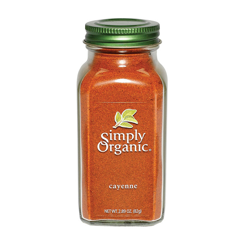 SIMPLY ORGANIC Cayenne Pepper LARGE GLASS 82g