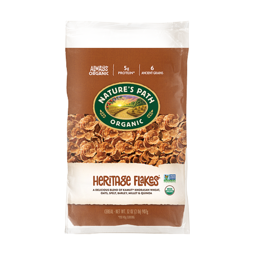 NATURE'S PATH Organic Heritage Flakes Eco Pack 907g