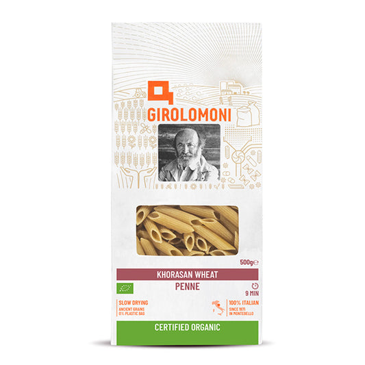 GIROLOMONI Organic Khorasan Wheat Penne Rigate 500g