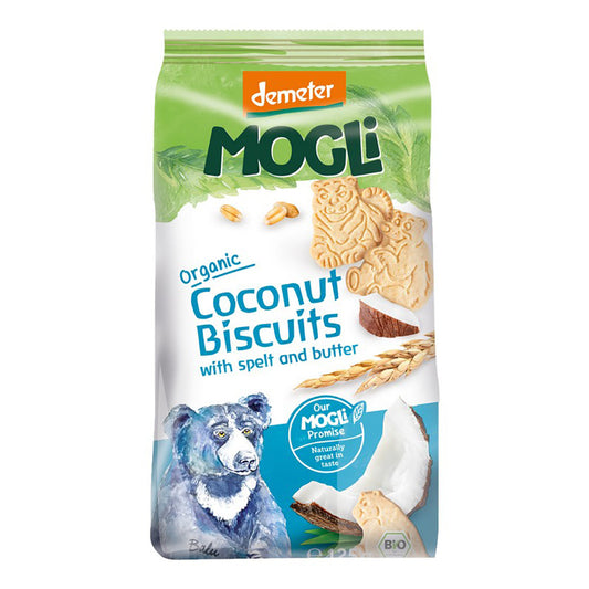 MOGLI Organic Coconut Biscuits 125g