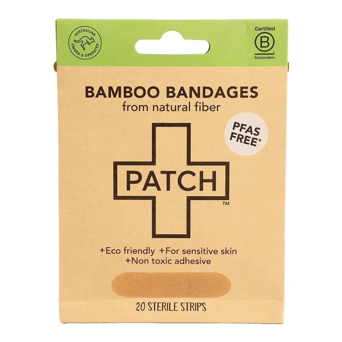 Patch Adhesive Bandages Natural - 20pk