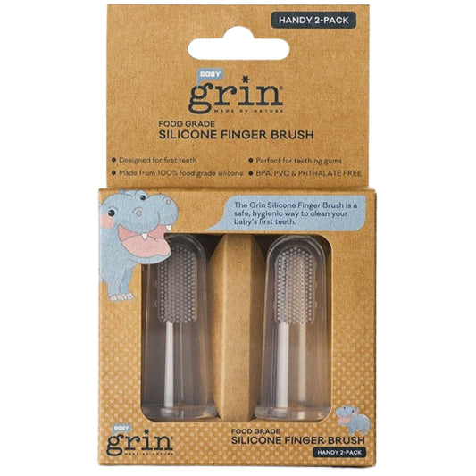 GRIN Silicone Finger Brush 2 Pack