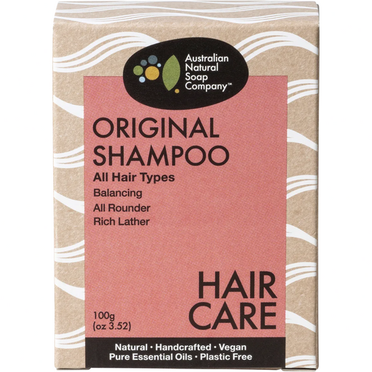 AUSTRALIAN NATURAL SOAP CO Hair Care Shampoo Bar Original All Hair Types 100g