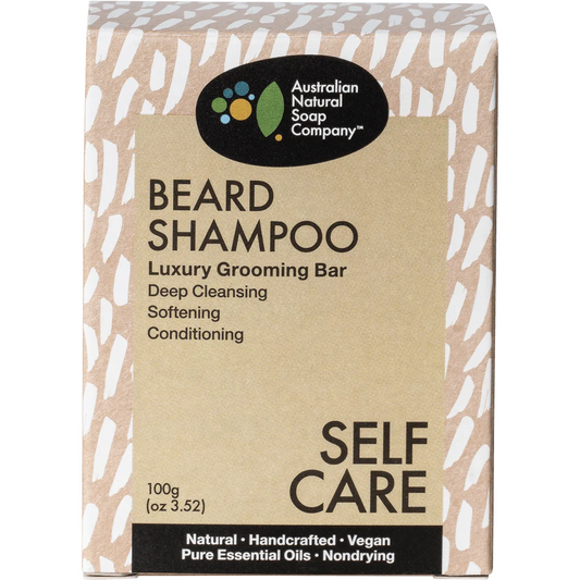 AUSTRALIAN NATURAL SOAP CO Self Care Luxury Grooming Bar Beard Shampoo 100g