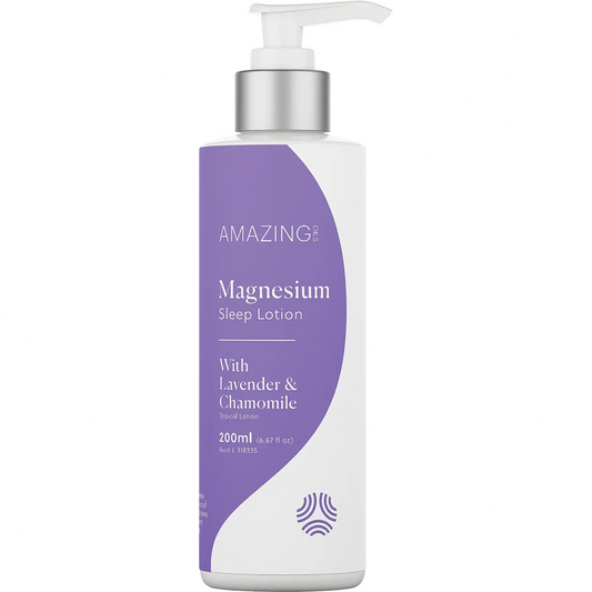 AMAZING OILS Magnesium Sleep Lotion with Lavender & Chamomile 125ml