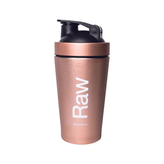 Amazonia Raw Stainless Steel Shaker Rose Gold 500ml