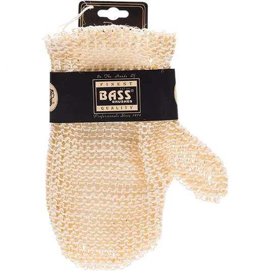 BASS BODY CARE Sisal Deluxe Hand Glove Knitted Style Firm