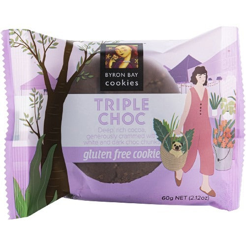 BYRON BAY COOKIES Gluten Free Cookies Triple Choc Fudge