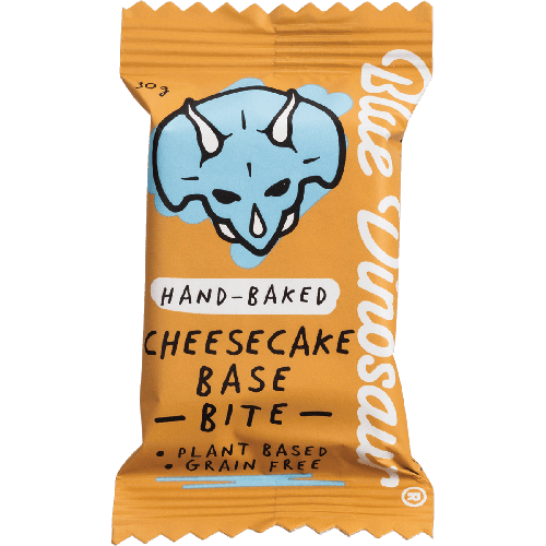 BLUE DINOSAUR Hand-Baked Bite Cheesecake Base