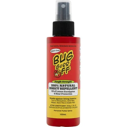 BUG-GRRR OFF 100% Natural Insect Repellent Jungle Strength Spray 50ml