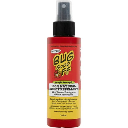 BUG-GRRR OFF 100% Natural Insect Repellent Jungle Strength Spray 50ml