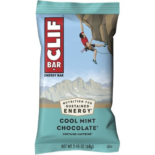 CLIF Energy Bar Cool Mint Choc 49mg Caffeine