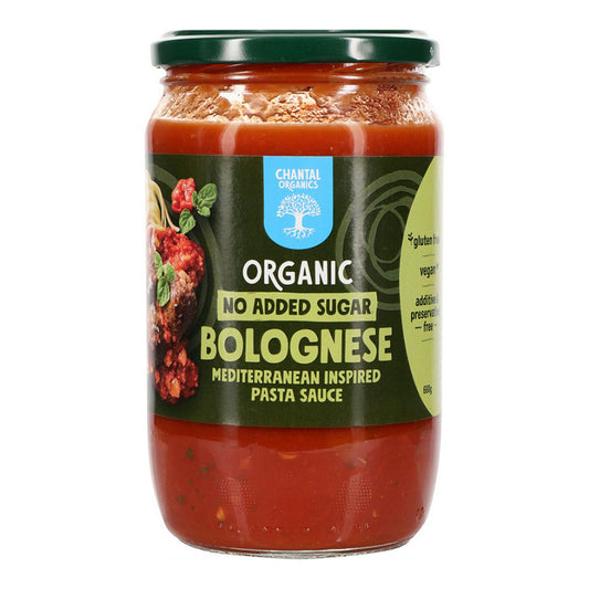 CHANTAL ORGANICS Organic No Sugar Bolognese Pasta Sauce 660g