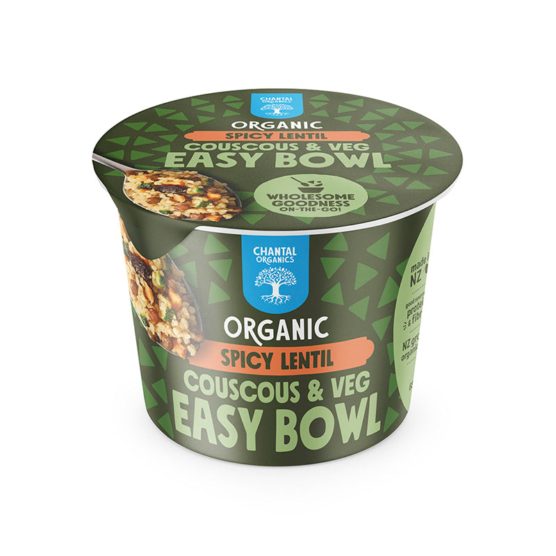 CHANTAL ORGANICS Easy Bowl - Spicy Lentil 65g