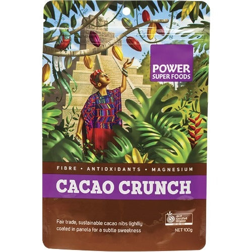 POWER SUPER FOODS Cacao Crunch Sweet Cacao Nibs The Origin Series 200g