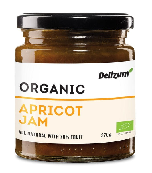 DELIZUM Organic Apricot Jam 270g