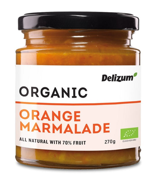 DELIZUM Organic Orange Marmalade 270g