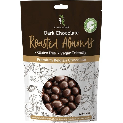 DR SUPERFOODS Roasted Almonds Dark Chocolate 125g