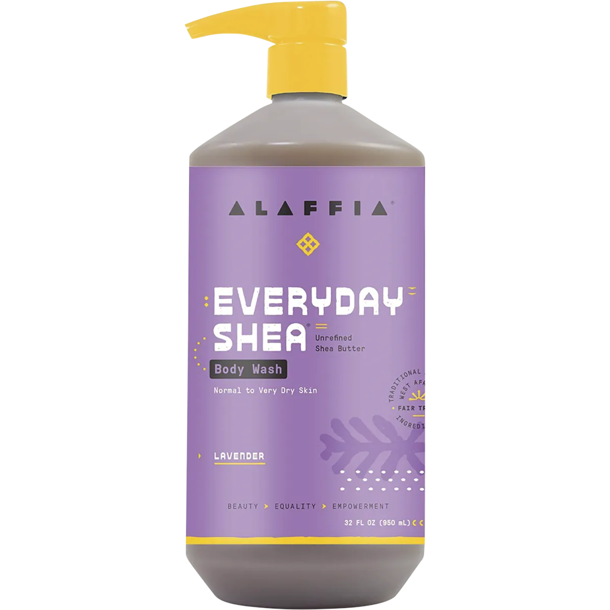 ALAFFIA Everyday Shea Body Wash Lavender 950ml