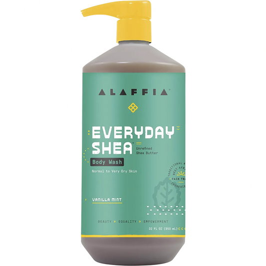 ALAFFIA Everyday Shea Body Wash Vanilla Mint 950ml