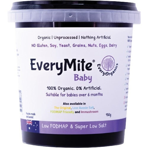 EVERYORGANICS EveryMite Baby Low FODMAP & Super Low Salt 950g