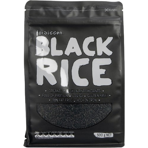 FORBIDDEN Black Rice 98% Fat Free Low G.I. 500g