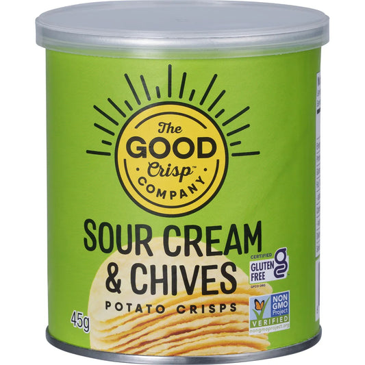 THE GOOD CRISP COMPANY Potato Crisps Sour Cream & Chives