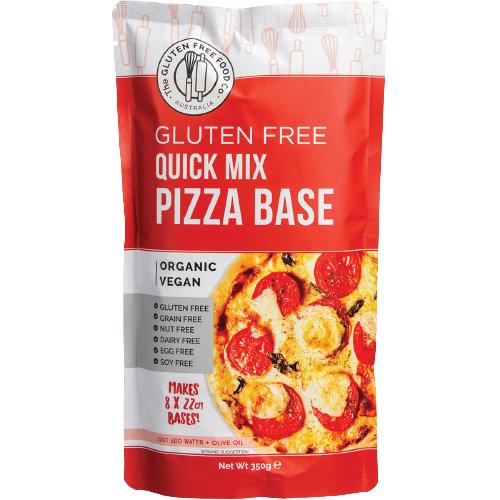 THE GLUTEN FREE FOOD CO. Quick Pizza Base Mix 350g