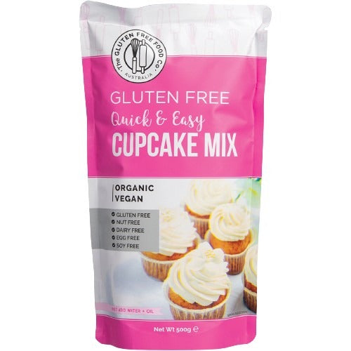 THE GLUTEN FREE FOOD CO. Quick & Easy Cupcake Mix 500g