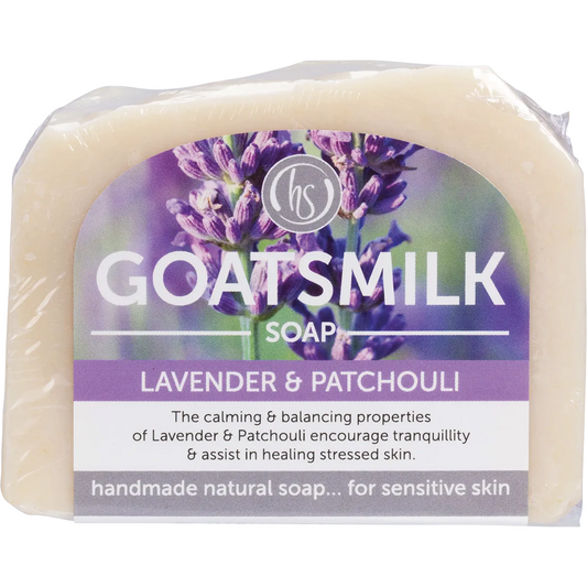 HARMONY SOAPWORKS Goat's Milk Soap Lavender & Patchouli 140g