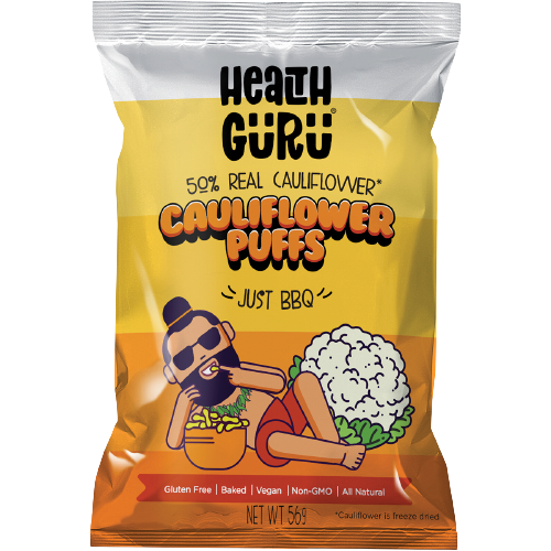 HEALTH GURU Cauliflower Puffs Just BBQ