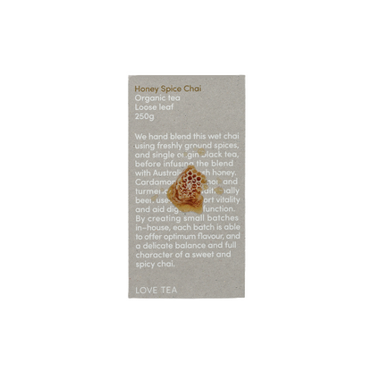 Love Tea Organic Honey Spice Chai Tea Loose Leaf 250g