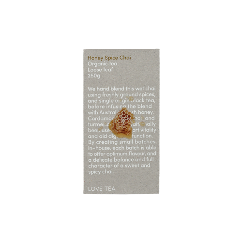 Love Tea Organic Honey Spice Chai Tea Loose Leaf 250g