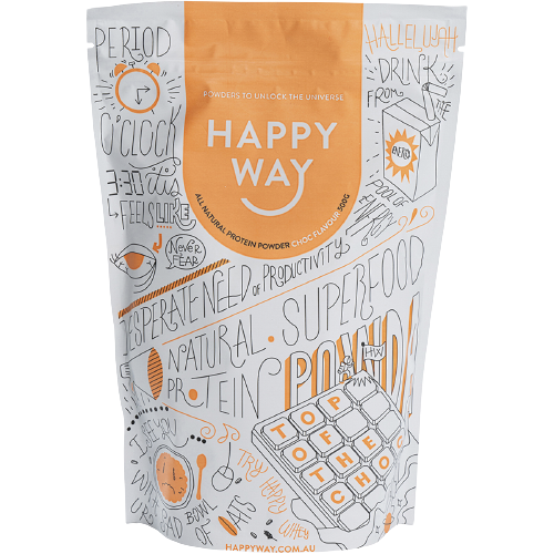 HAPPY WAY Whey Protein Powder Chocolate 500g