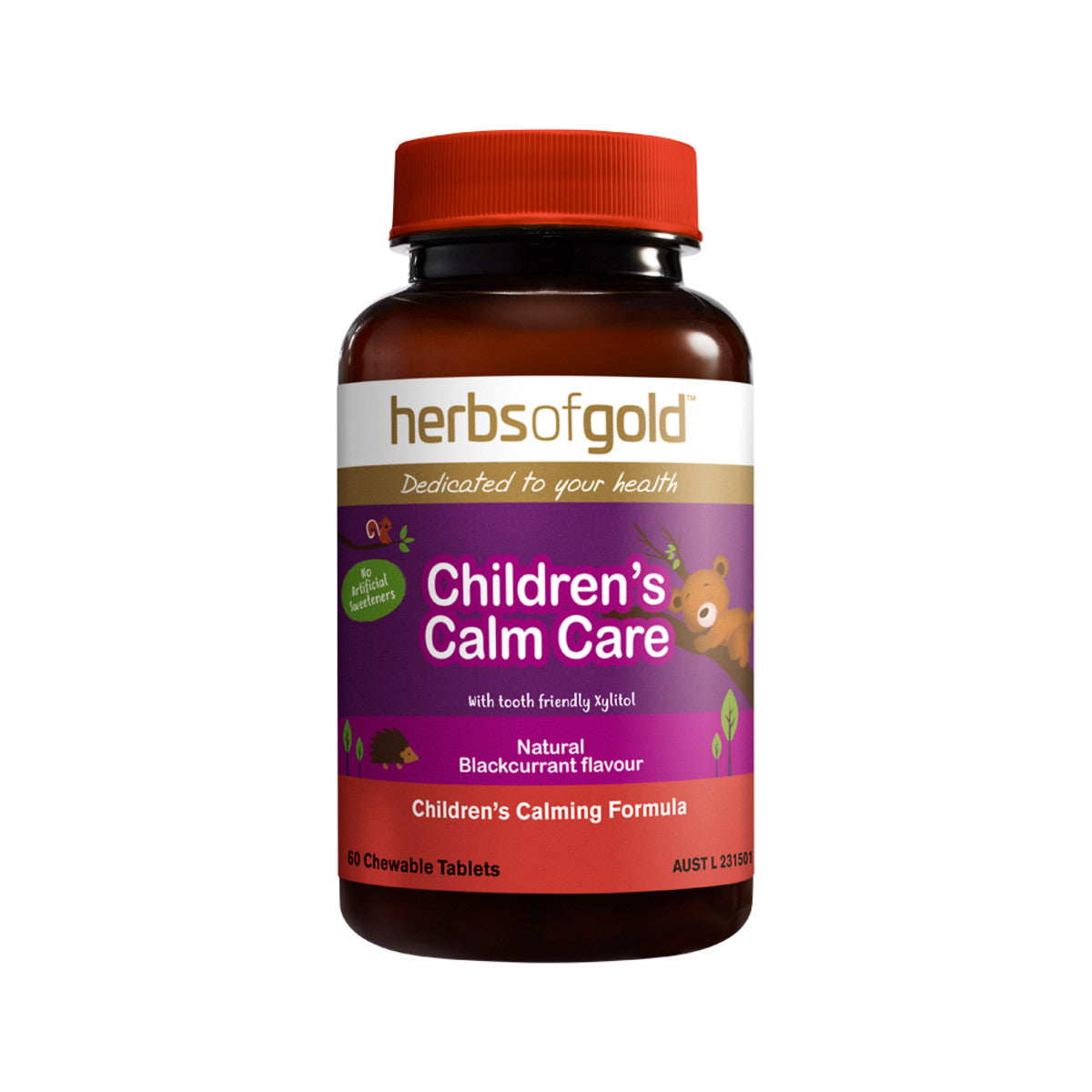 Herbs of Gold Children's Calm Care Chewable 60t