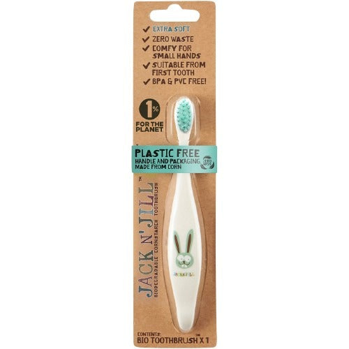 JACK N' JILL Toothbrush Children Bunny Biodegradable